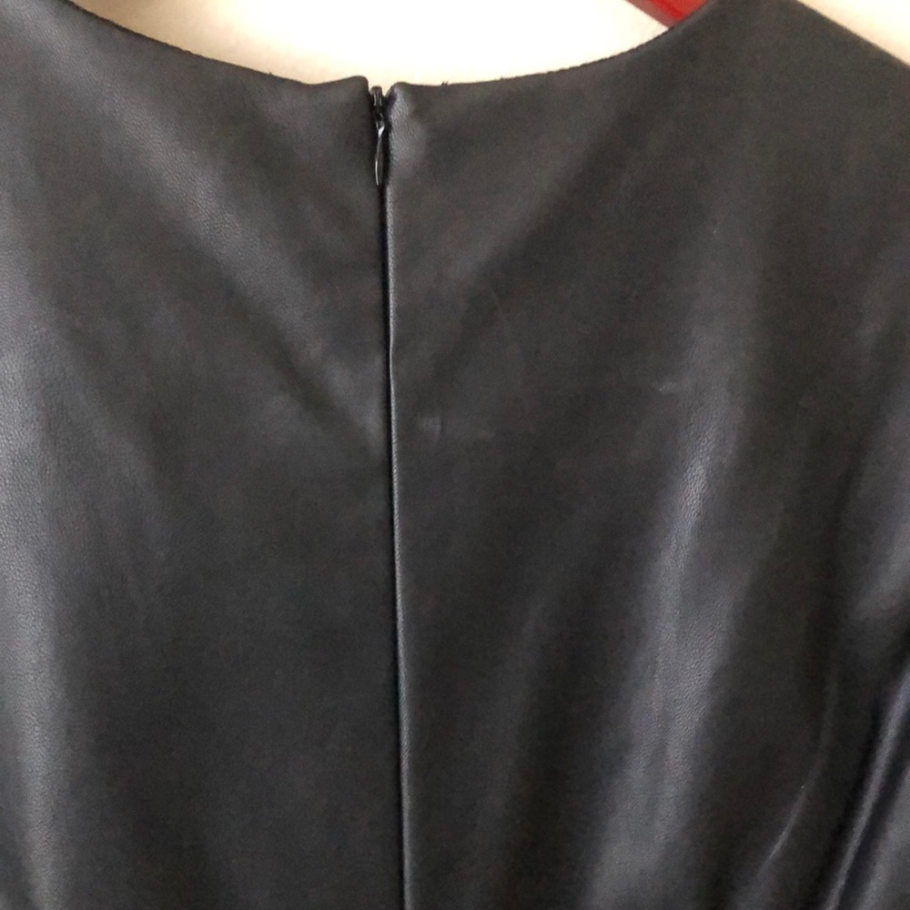 Faux Leather Dress - Picture 7 of 8